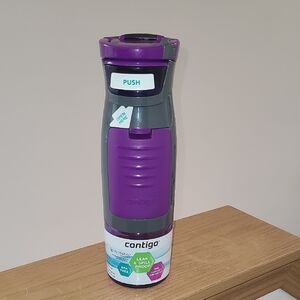 Contigo Purple and Gray Water Bottle